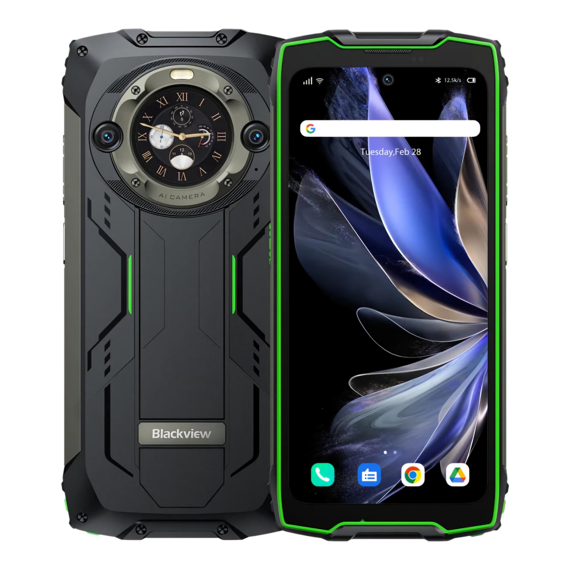 Смартфон Blackview BV9300 Pro (12+12)/256 ГБ Global для РФ , Dual nano SIM, зеленый