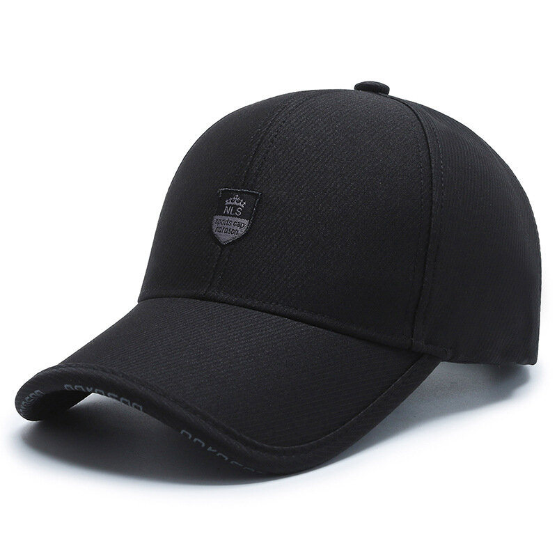 Бейсболка мужская Narason Sportcap, классическая, демисезонная, черная — фото 1