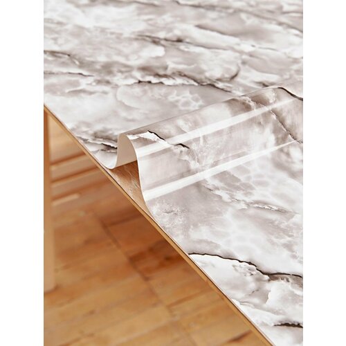 Гибкое стекло на стол 70х110 см 0,8 мм