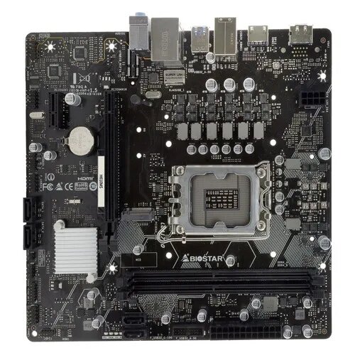 Материнская плата Biostar H610MS , LGA 1700, Intel H610, mATX, Ret — фото 1