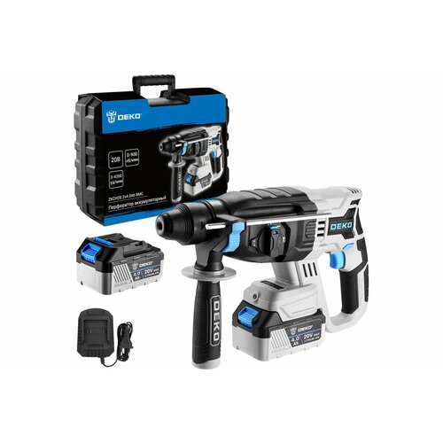 Перфоратор DEKO ZKCH20 Li-Ion 4Ач 084-1042 15069₽