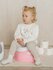 Детский горшок BABYROX розовый, со съемной чашей, анатомический, ...