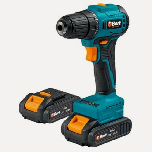 Изображение товара Bort Дрели, Шуруповерты, Гайковерты, Миксеры BAB - 21 - BLK 2X1,5AH Дрель - шуруповерт аккумуляторная 93413526