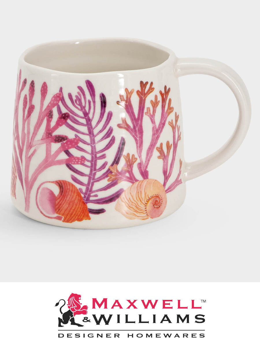 Кружка Maxwell & Williams Ocean Life Морская жизнь 380 мл фарфор