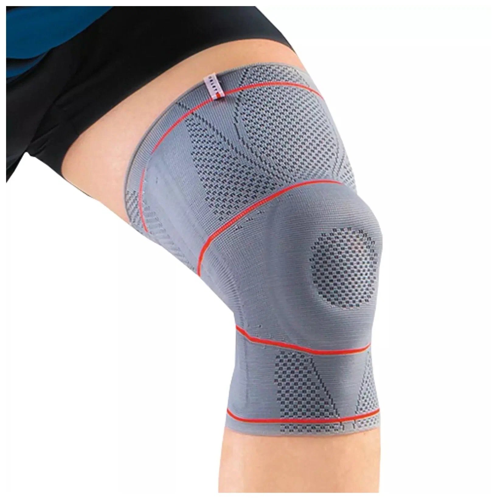 Ортез на коленный сустав Orlett Energy Line DKN-203 NRG, размер 2XL, серый