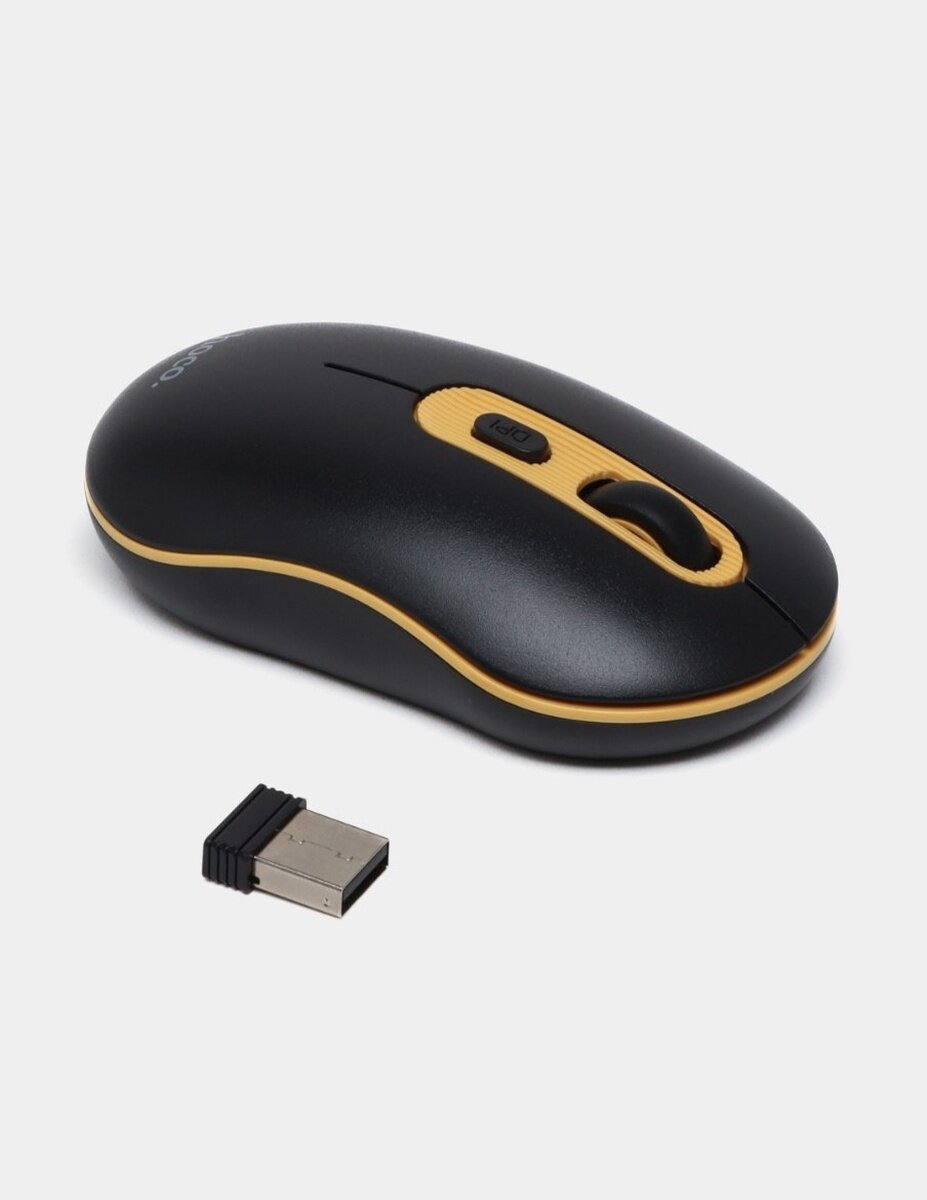 Компьютерная мышь KAKUSIGA KSC-871 Black с оптическим датчиком и быстрой связью, оригинал