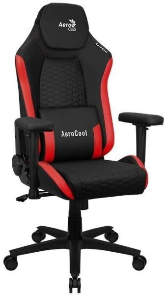 Кресло для геймеров Aerocool CROWN Leatherette All Black чёрный