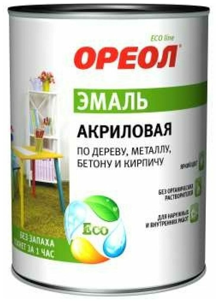 Акриловая эмаль ореол 77905