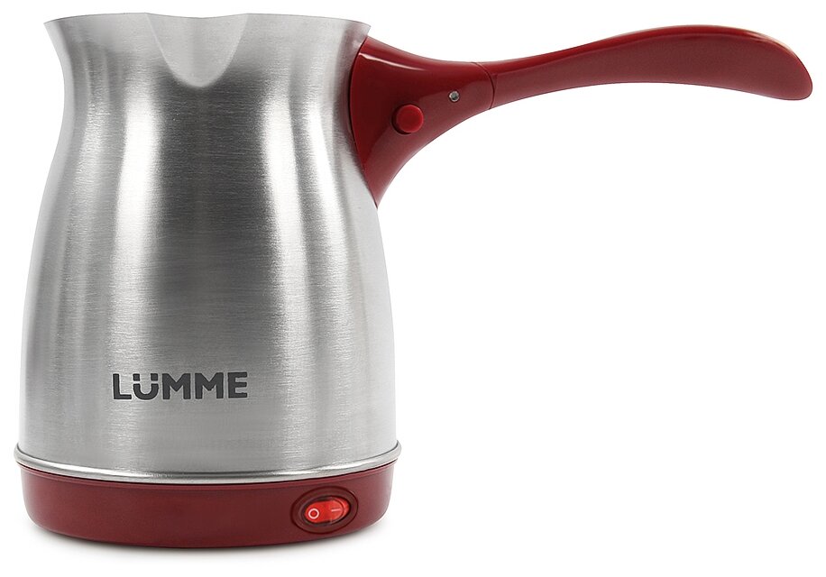 Кофеварка для кофе по-турецки LUMME LU-1633, бордовый гранат - фотография № 2