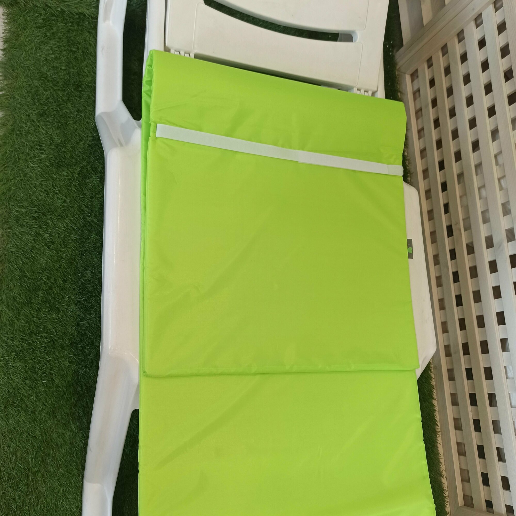 Матрас для шезлонга и лежака комплект 5 шт., лимон, коврик для пляжа, 180*50*1 см, чудо кресло, непромокаемый, Оксфорд, односекционный - фотография № 5