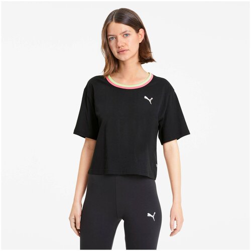 Футболка/Puma/58415914/CELEBRATION Style Tee Wmns/розовый/XS