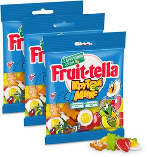 Мармелад жевательный Fruittella Крутой Микс, 3 шт по 70 г