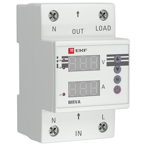 Реле напряжения и тока с дисплеем EKF PROxima MRVA-50A