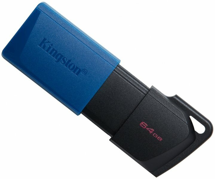 Флеш Диск Kingston 64Gb DataTraveler Exodia M USB 3.2 black blue (DTXM/64GB)