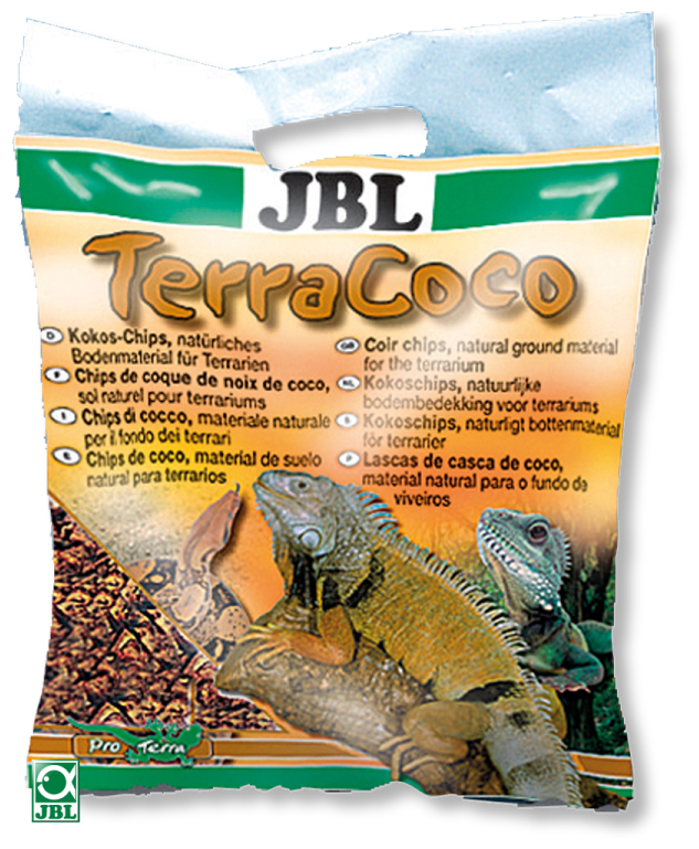 Кокосовая стружка JBL GMBH & CO. KG JBL TerraCoco натуральный донный для террариумов, 5 л. - фотография № 8