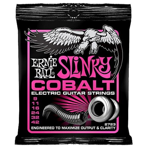 Ernie Ball 2723 струны для эл.гитары Cobalt Super Slinky (9-11-16-24-32-42)