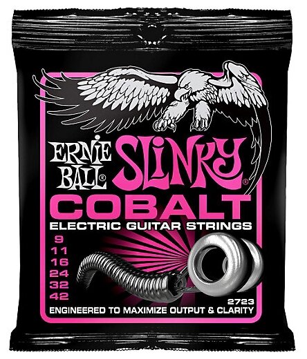 Ernie Ball 2723 струны для эл.гитары Cobalt Super Slinky (9-11-16-24-32-42)