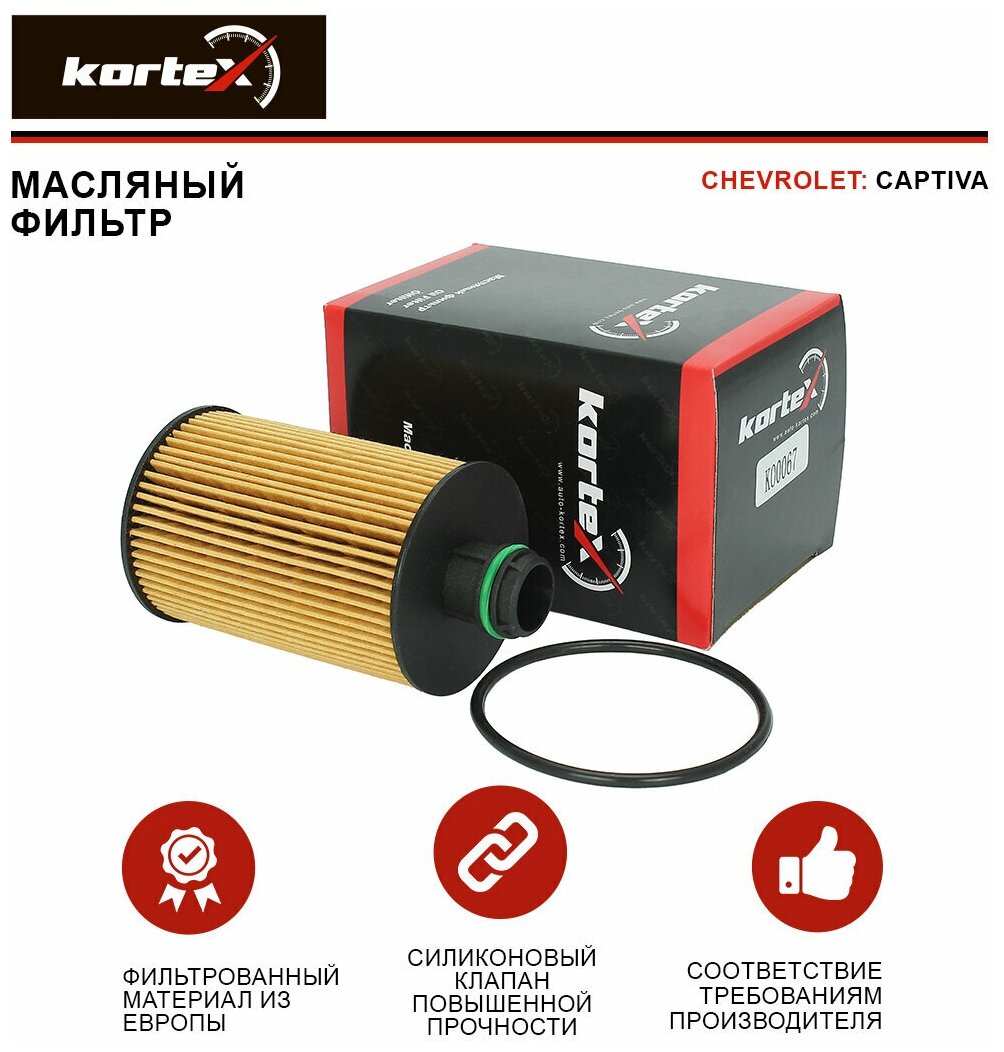 Фильтрующий элемент KORTEX KO0067