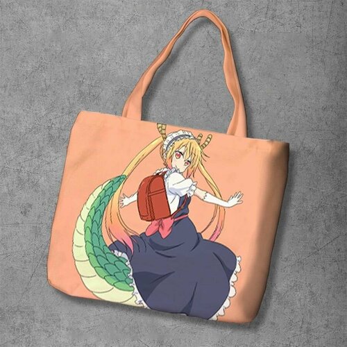 фото Сумка шоппер anime dakimakura, фактура рельефная, мультиколор