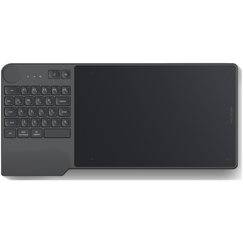 графический планшет huion inspiroy rtm 500 черный Графический планшет HUION Inspiroy Keydial KD200 черный