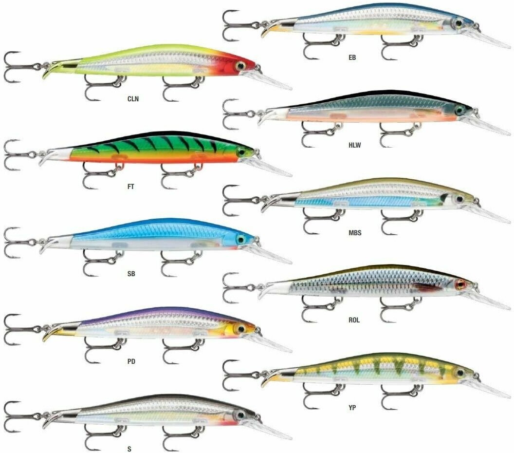 Воблер для рыбалки RAPALA RipStop Deep 09, 9см, 8гр, цвет YP, нейтральный