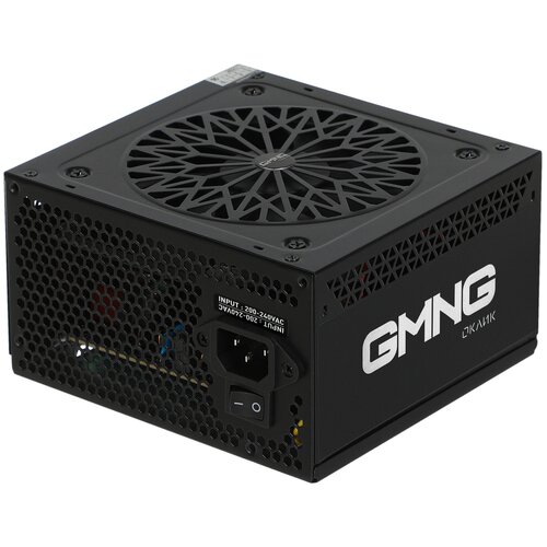 Блок питания GMNG PSU-600W-80+, 600Вт, 120мм, черный, retail блок питания aerocool kcas plus 600 600вт 120мм черный retail [kcas 600w plus]