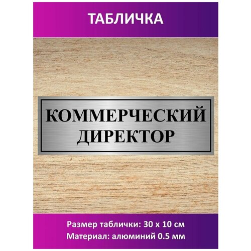 Табличка Коммерческий директор. табличка директор