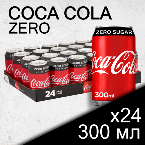   Coca-Cola Zero, 0.3 , 24 