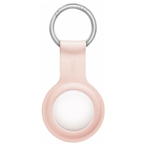 фото Чехол uniq lino liquid silicone case для airtag, цвет розовый