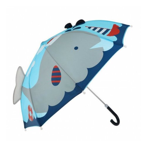 Зонт-трость Fluffy Family, голубой, серый