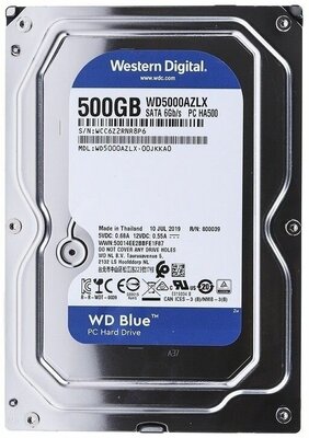 Жесткий диск Western Digital WD Blue Desktop 500 GB (WD5000AZLX