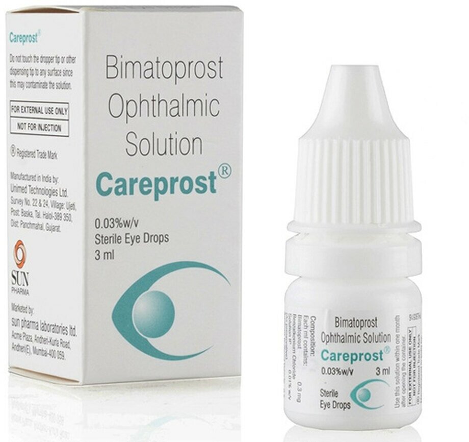 Карепрост Индийский 3 мл Careprost (для роста ресниц и бровей)