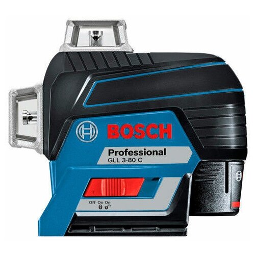 Уровень лазерный BOSCH GLL 3-80C (12 V) + BM1 + LR7 + L-boxx (0601063R05)