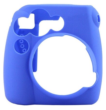 Силиконовый кейс для фотоаппарата Instax Mini 9, синий кобальт