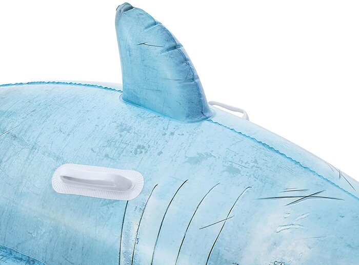 игрушка надувная BESTWAY Акула 183x102см для плавания на воде - фото №13