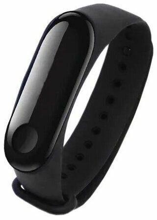 фото Ремешок силиконовый для фитнес-браслета Xiaomi Mi Band 3, Mi Band 4 / Ми бэнд / Браслет