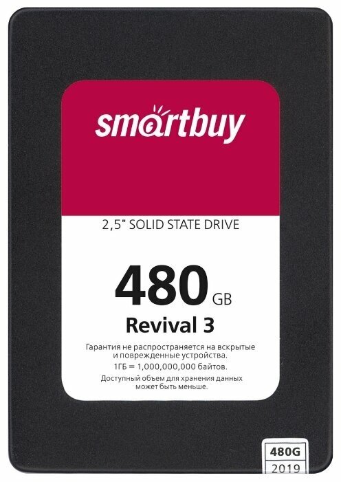 SSD-накопитель SmartBuy Revival 3 480 Gb (SB480GB-RVVL3-25SAT3)