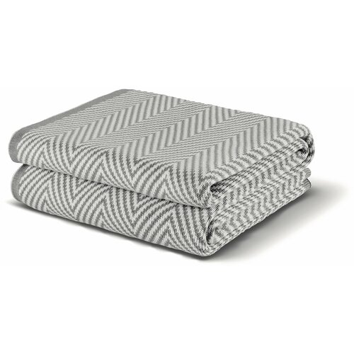 Плед Плед из хлопка Meyzer 130180 см белыйсерый whitegleam 28210₽