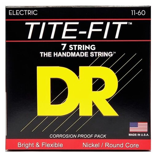 фото Dr eh7-11 tite-fit струны для 7-струнной электрогитары 11 60