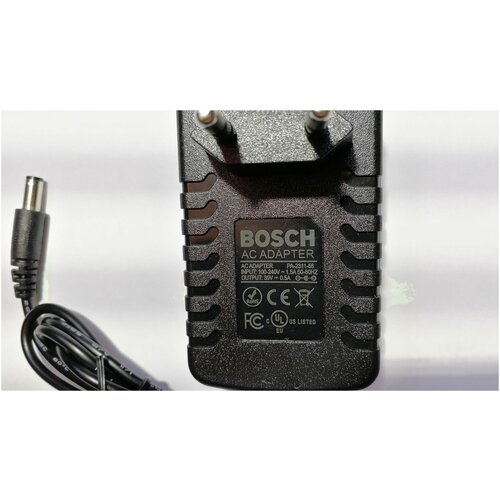 Зарядка для пылесоса BOSCH 30V-0.5A. Разъем 5.5х2.1 ручка пылесоса bosch bch6ath25 белая 11034252