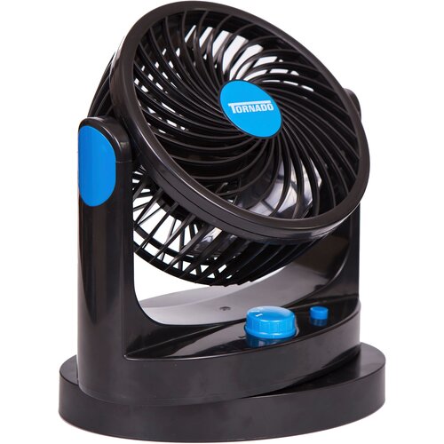 Вентилятор 15см 6 12V 6Вт 2-скорости автовращение с регулируемыми углами обдува 90 градусов ST-T505 165700₽