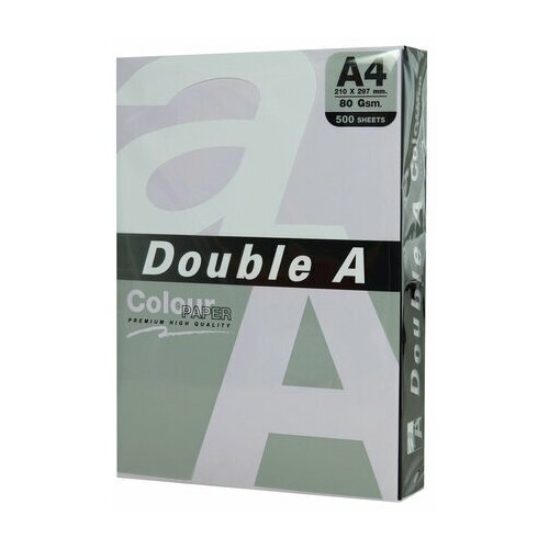 Бумага цветная DOUBLE A, А4, 80 г/м2, 500 л, пастель, фиолетовая