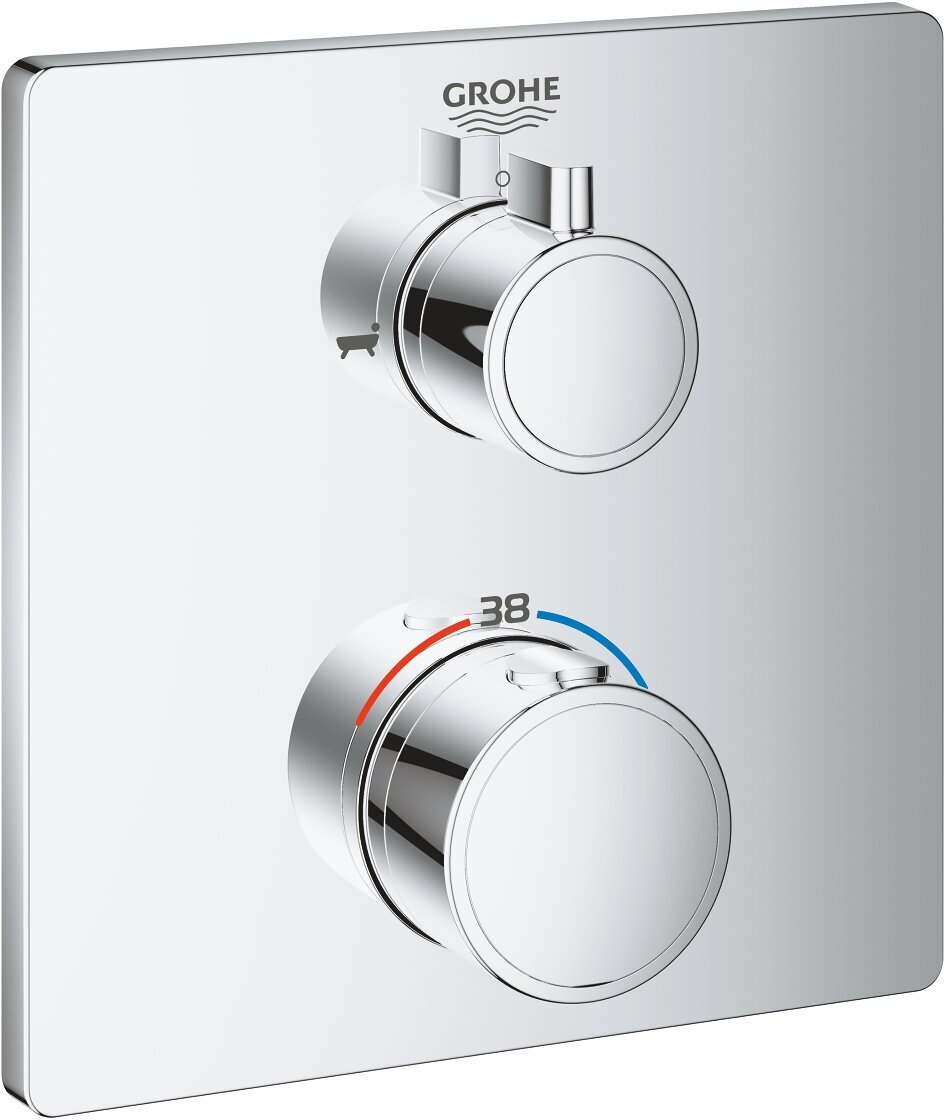 Термостат для ванны на 2 потребителя Grohe Grohtherm 24080 000 (24080000) хром