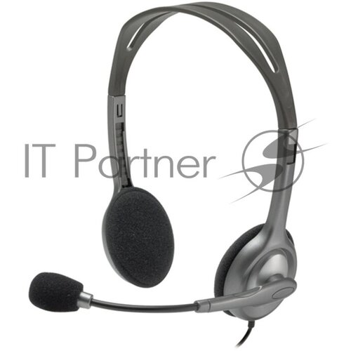 Гарнитура Logitech Headset H111 Stereo grey 981-000594 2261₽