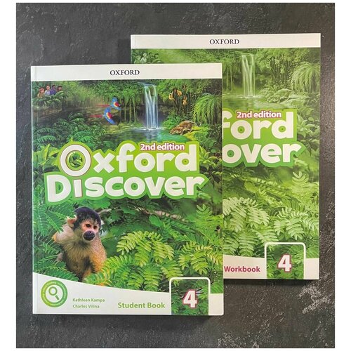 Комплект Oxford Discover 4. Student's Book+Workbook+CD