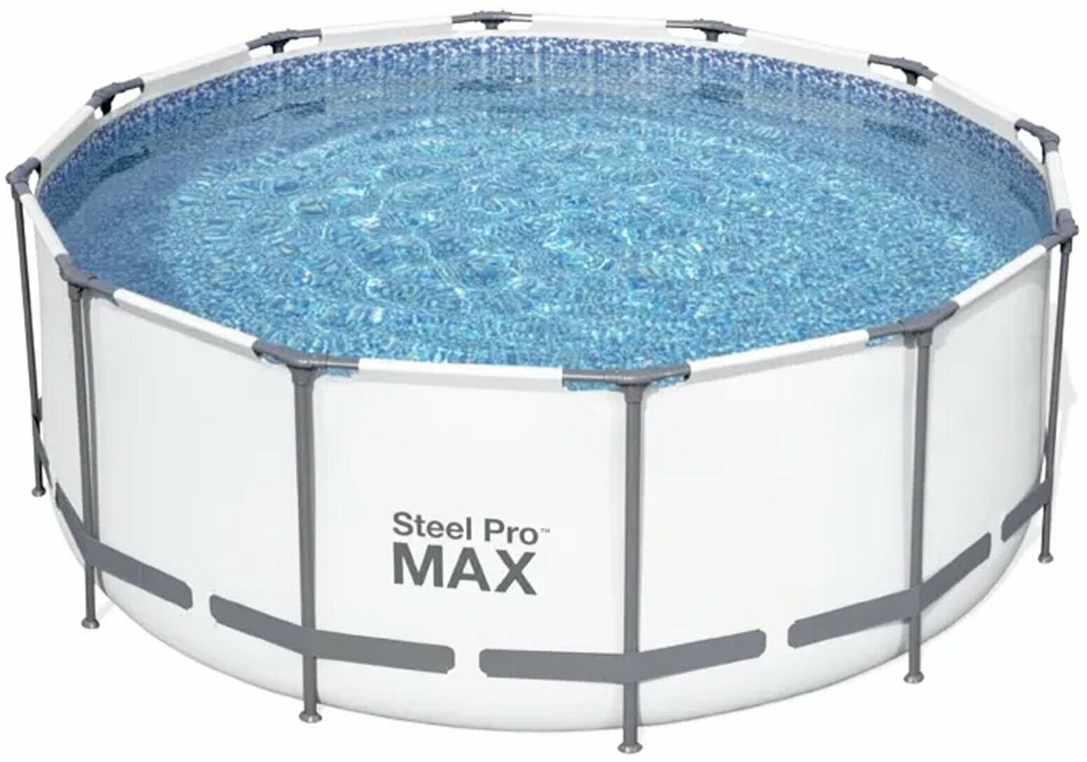 Каркасный бассейн Steel Pro Max 366х122см 10250л фил.-насос 2006л/ч лестница тент 56420