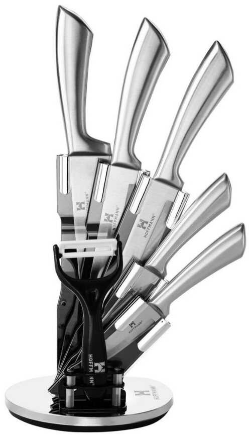 Набор кухонных ножей Hoffmann из 7 предметов, Набор ножей на подставке