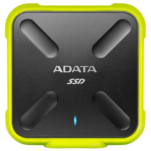 Внешний SSD накопитель ADATA 256GB SD700, USB 3.1, R440/ W430, Yellow (ASD700-256GU31-CYL)