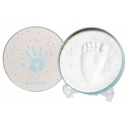 Коробочка для создания детского отпечатка Мэджик бокс круглая 135 см Голубой 1890₽