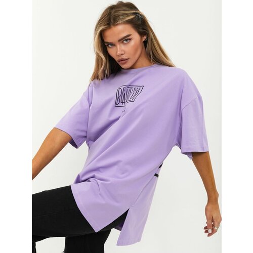 Футболка Little Secret, размер ONE SIZE, фиолетовый футболка little secret хлопок однотонная дышащий материал размер one size фиолетовый